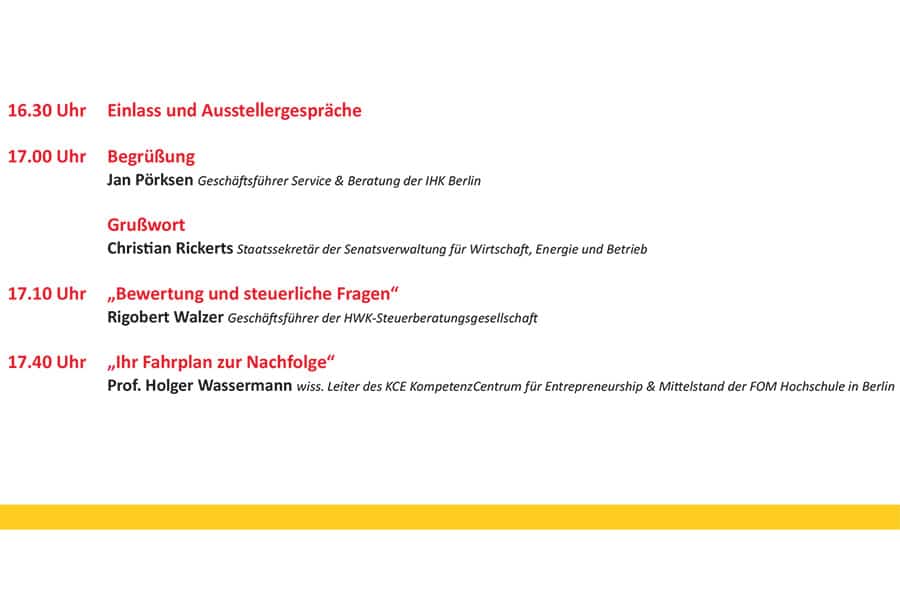 Der nexxt-day fokussiert erneut das Thema Unternehmensnachfolge.