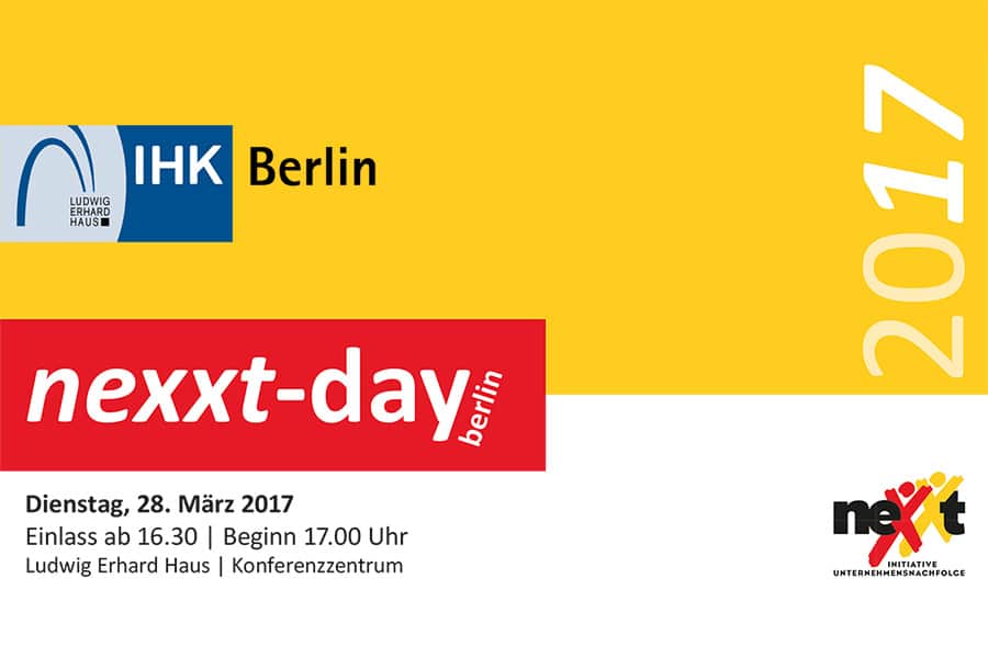 Der nexxt-day steht eng in Zusammenhang mit unternehmerischem Handeln.