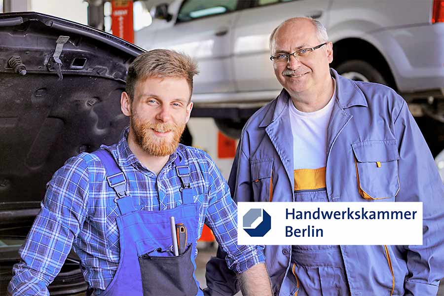 Handwerkskammer Berlin informiert über Betriebsübergabe.