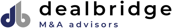 Das Bild zeigt das Logo von dealbridge M&A Advisors. INTAGUS ist Teil von dealbridge, einem internationalen M&A-Netzwerk für mittelständische Transaktionen